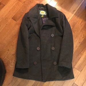 Beautiful double breasted Cabela’s wool pea coat